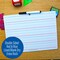 Flipside Products 9" x 12" Two Sided Dry Erase Red & Blue Ruled with attached marker, Learn To Write, Lined For Writing Practice, Pack of 12